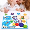 Polecamy - Kreatywna Tablica Manipulacyjna Montessori Sensoryczna Edukacyjna Nauka